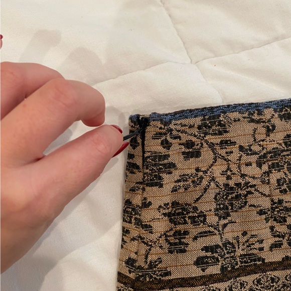 NWT Zara Taupe Brown Jacquard Girl Wrap Style Skirt Size:8 - Picture 6 of 10